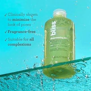 Bliss Disappearing Act Niacinamide Toner - 10 Fl Oz - Pore Vanish Complex - Purifies and Minimizes Pores - Alcohol-Free Face Toner - Clean - Vegan & Cruelty Free