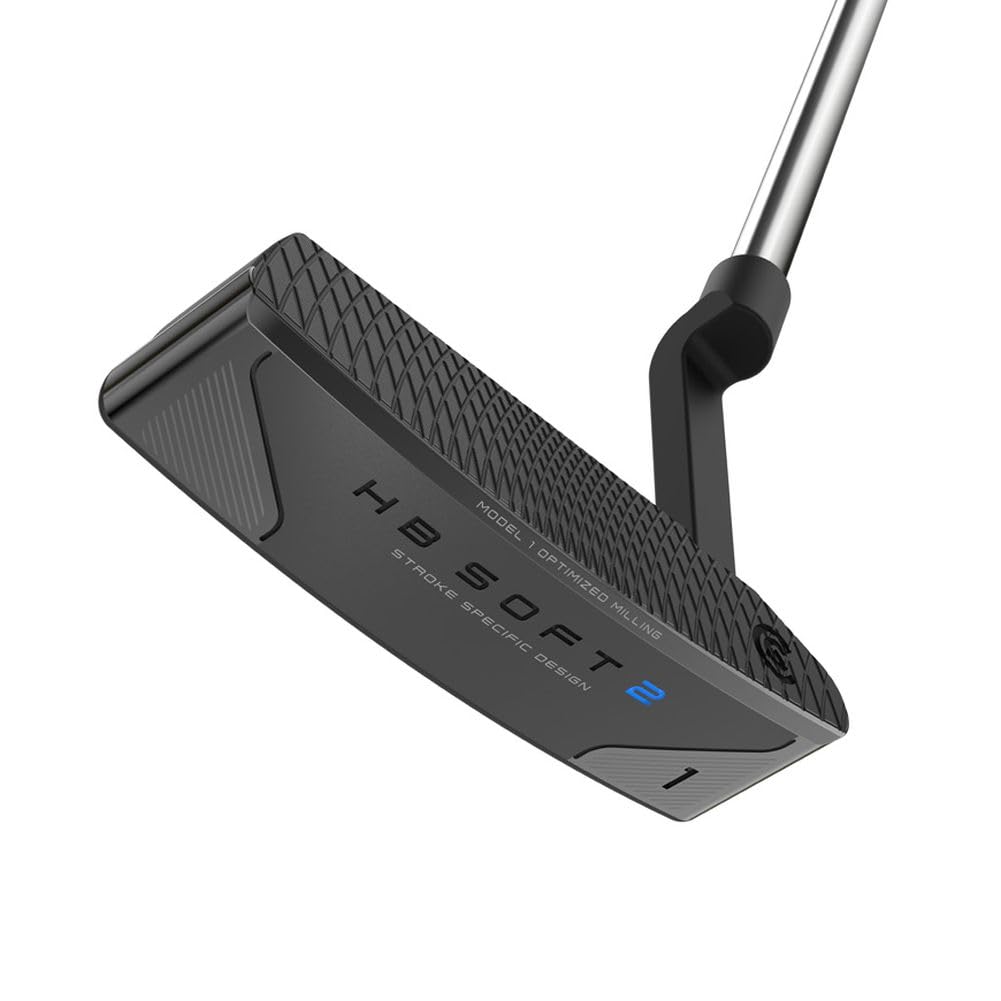 Amazon.com : Cleveland Golf HB Soft 2 Putter (Model 1), Black, 34