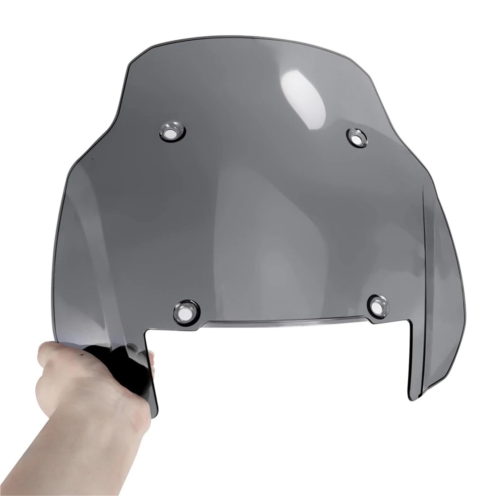 Parabrezza Moto Spoiler Deflettore antivento per parabrezza da 11" in plastica ABS per moto, fumé/trasparente, per Harley Pan America 1250 1250S ADV 2021-2022(Smoke)