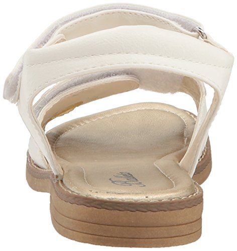 Jumping Jacks Girl's Candy Flat, White/Silver, 30 EU/12-12.5 M US Toddler3