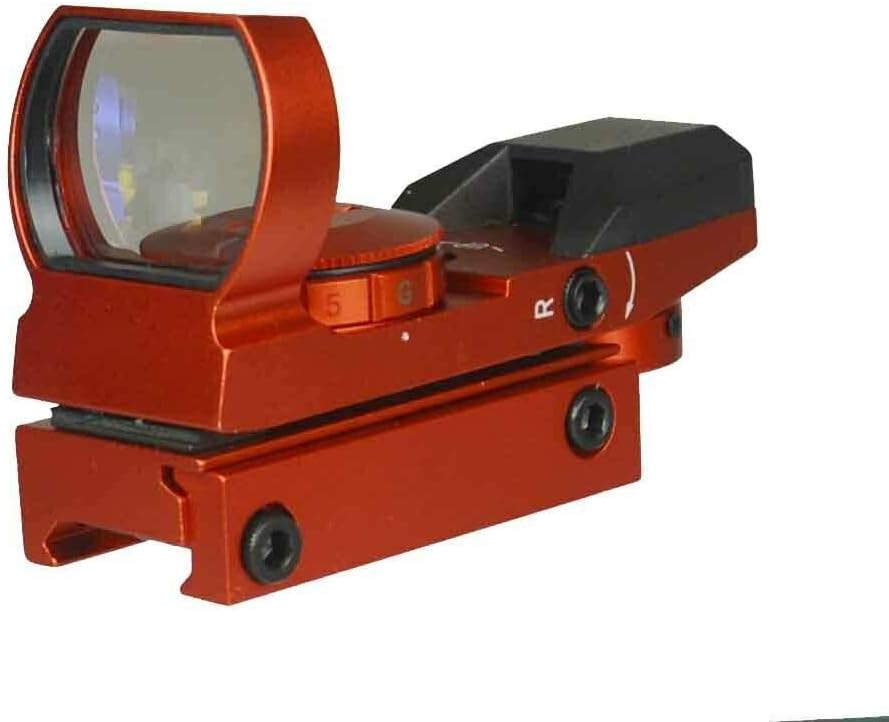 Red Color Holographic Reflex Both Red and Green & 4 Reticals for Picatinny/Weaver