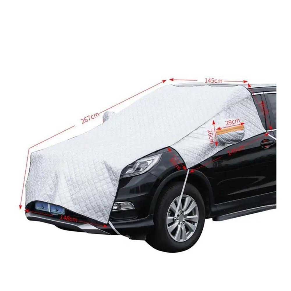 Housse de Protection pour Pare-Brise Pare-Neige Magnétique pour Voiture Prévention du Gel Pare-Brise Avant Pare-Soleil Épais Accessoires De Voiture Protection Pare Brise Hiver