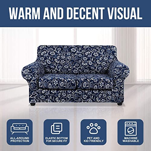 Hyha Printed Stretch Sofa Covers For 3 Cushion Couch thumb #4