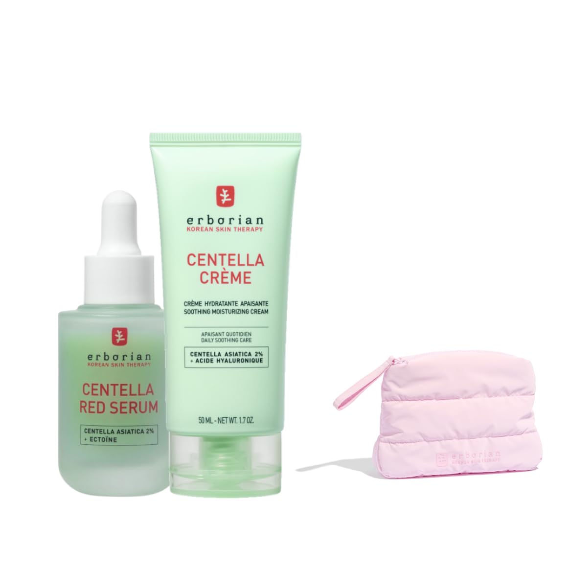 ERBORIAN | Serum z wątrobą czerwoną o pojemności 30 ml + krem z wątroby 50 ml + bezpłatna kopertówka | łagodzi zaczerwienienia, długo nawilża | Równomierna cera, wegańskie