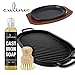 Culina Cast Iron Soap & brush | All Natural Ingredients | Best for Cleaning, Non-stick Cooking & Restoring | for Cast Iron Cookware, Skillets