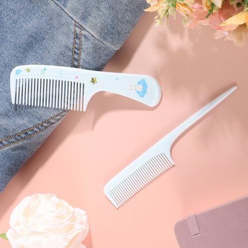 Set de 2 Peines para Cabello con Diseño de Conejo Azul miniatura 5