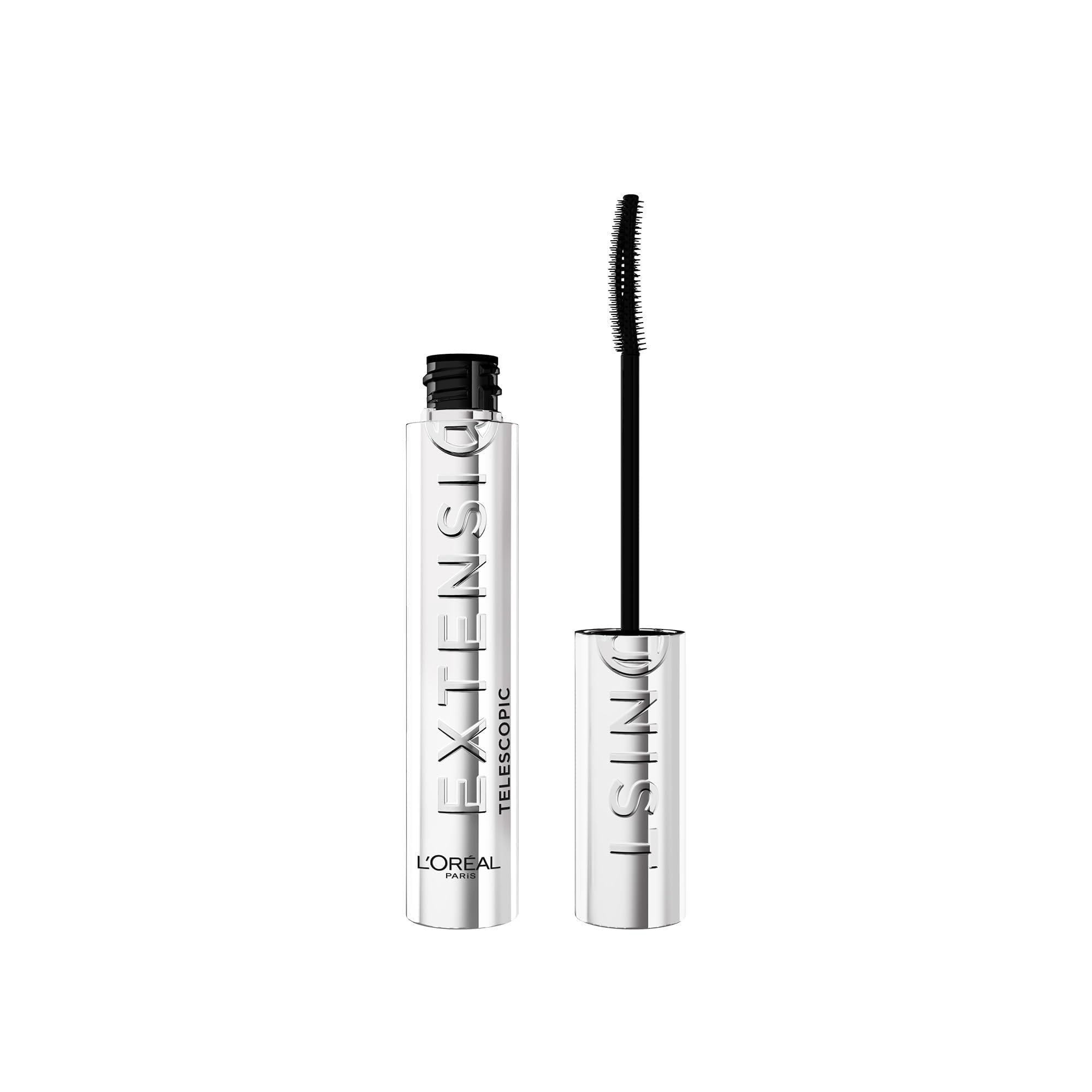 L'Oreal Paris Extensionist Mascara tusz do rzęs, wydłużajacy, długie i zdefiniowane rzęsy do 24H, formuła z wydłużającymi włóknami i pigmentami magnetycznymi, czarna, 9,9 ml