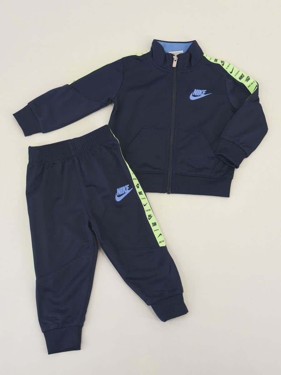 NIKE -Tuta COMPOSTA da Felpa E Pantalone -Felpa con Full Zip -Felpa con Polsini E Orlo A Costine -Pantalone con GIROVITA Elastico -Pantalone con Polsini A Coste