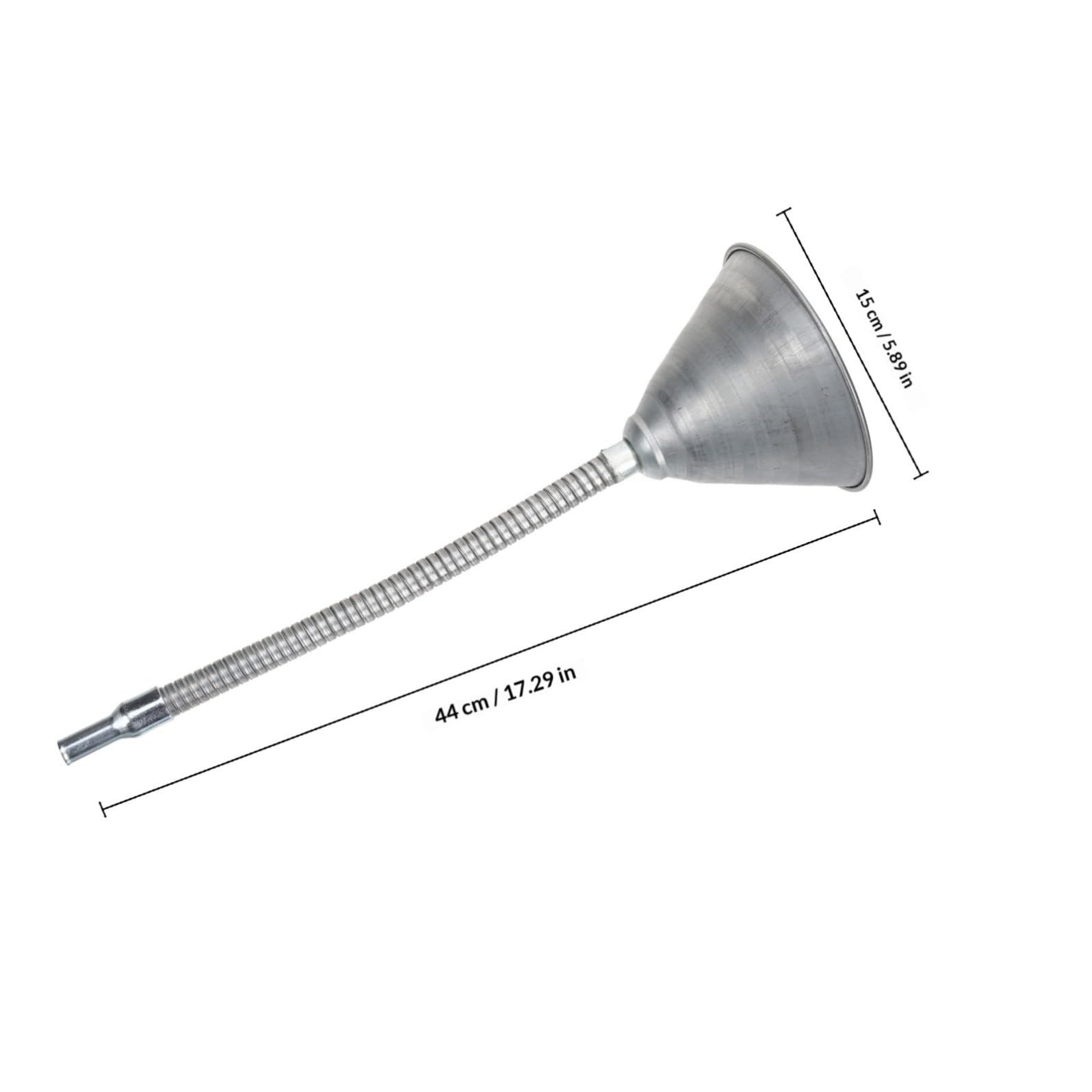 PRETYZOOM Embudo de Aceite de Hierro Flexible Extra para Automóviles Motos y Camiones Diseño y Duradero para Reabastecimiento de