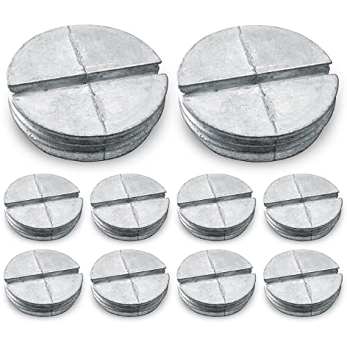 OhLectric Durable Hole Plugs - 1 Inch Threaded Round Plugs - Covers Unused Holes - Protect Threaded Pipes- Robust Decorative Plugs - Creates Finished Appearance - Grey - Pack of 10 - OL-42438