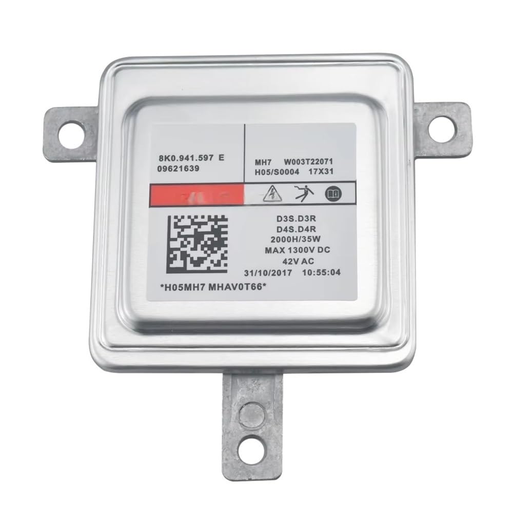 Llyixuai Ballast-Red 8K0941597e 8K0941597 8K0941597c Xenon Headlight Hid D3s D3r D4s D4r Ballast For A1 For A3 For A4 For A5 For A6 For A7 For A8 Control Module(Ballast-Red)
