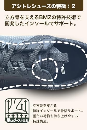 Amazon | [BMZ] アシトレウォーキング ベアフットシューズ (ホワイト