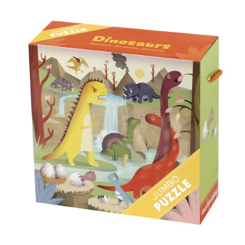 Mudpuppy Dinosaurs Jumbo Puzzle, Floor Puzzle