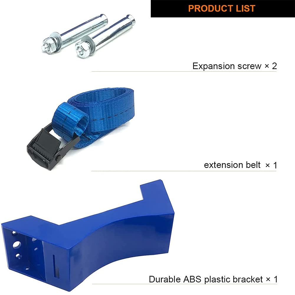 Support de cylindre de gaz - En ABS - Pour camping-car, camping-car, caravane - Bleu