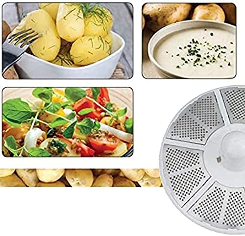 Éplucheur de pommes de terre électrique - Machine à éplucher rotative multifonctionnelle avec opération facile à un bouton - Outil efficace pour l'épluchage rapide et sûr des pommes de terre