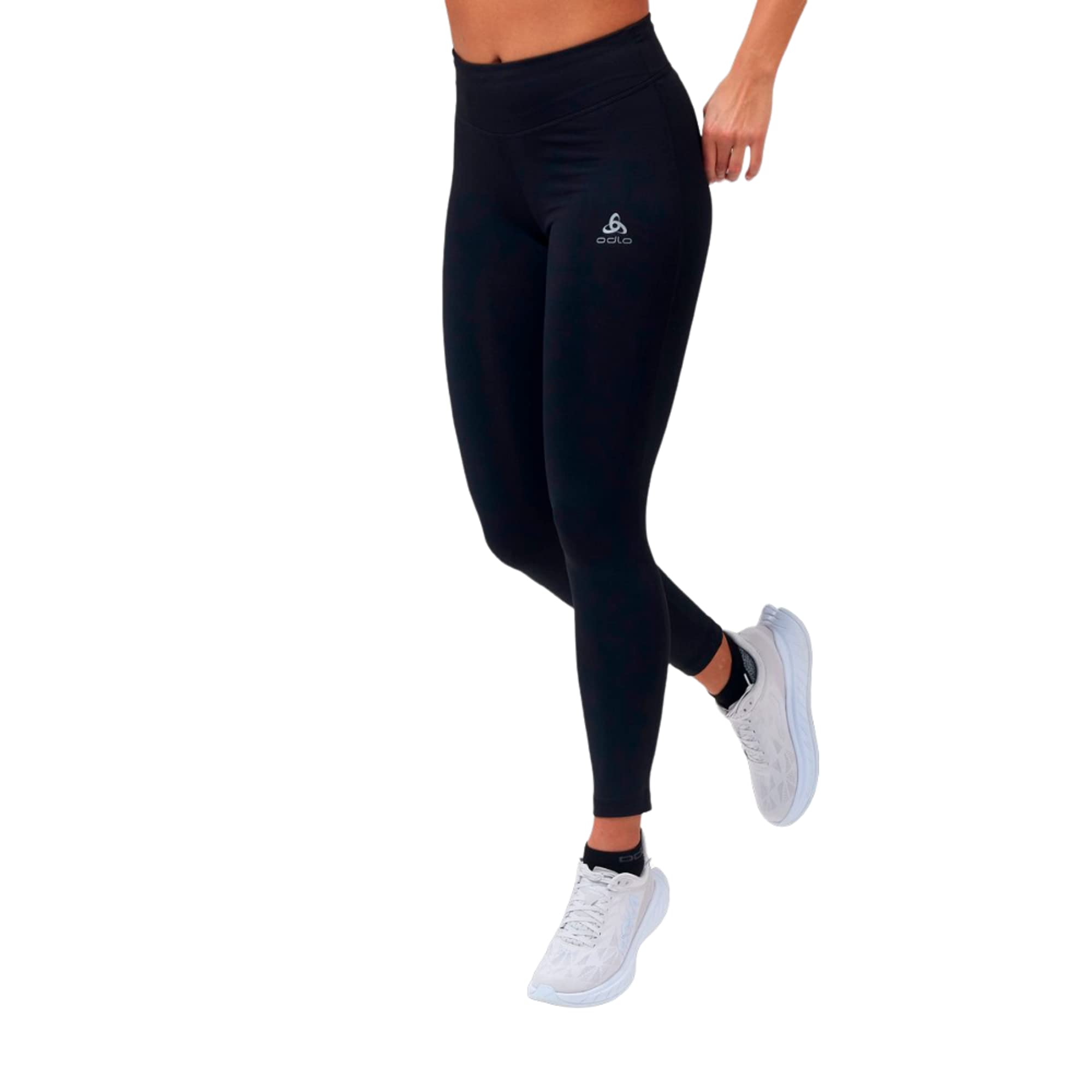 Odlo Sport Leggings Damen Essential Tights Laufbekleidung I Lauftight I Lange Laufhose I Damen