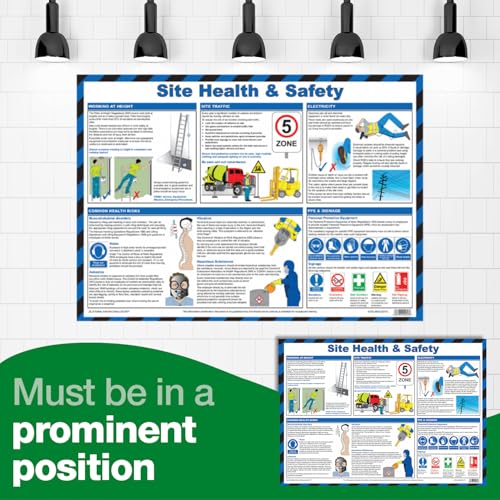 Image of Safety First Aid Group Laminated Site Health and Safety Poster