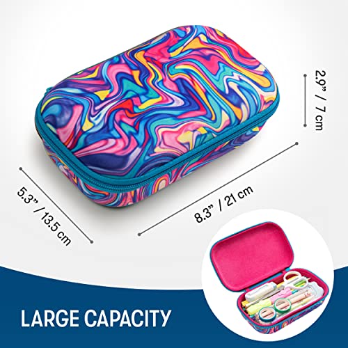 Image of ZIPIT Colorful Pencil Case for Girls, Cute Aesthetic Pencil Box for School