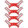 4 pcs 90 Degree Right Angle Miter Corner Clamp 3 capacity Picture Frame Holder Woodwork