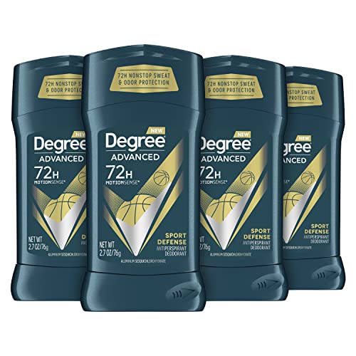 Degree Advanced Protection Antiperspirant Deodorant Sport Defense 4 count 72-Hour Sweat and Odor Protection Antiperspirant For Men With MotionSense Technology 2.7 oz -  Unilever, LEPUSMRYC470