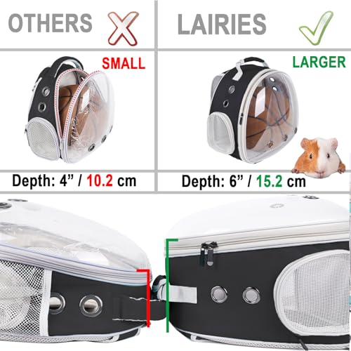 portable small animal backpack travel breathable pet carrier bag cages for guinea pig rabbit bearded dragon squirrel tortoise bird lizard sugar glider