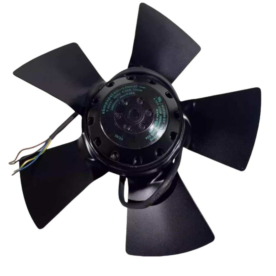 GJEXXPTST W2D270-EB26-07 400V 0.26/0.32A 150/235W 2480/2950RPM Cooling Fan 4-Wire