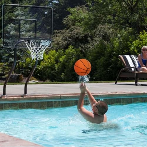 Image of Aoneky Indoor /Outdoor Rubber Basketball with Pump - Size 1 /2 /3 /5 /6 /7 Basketballs (1 Pack Size 7 Basketball with Pump)