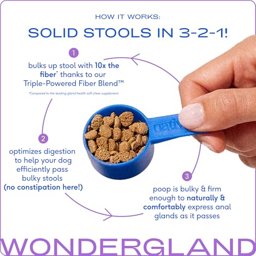 Image of Native Pet WonderGland - Dog Anal Gland Supplement - Promotes Firm Stools, Natural Gland Expression to Help Reduce Scooting - Fiber Food Topper with Miscanthus Grass, Pumpkin & Probiotics - 120 Scoops