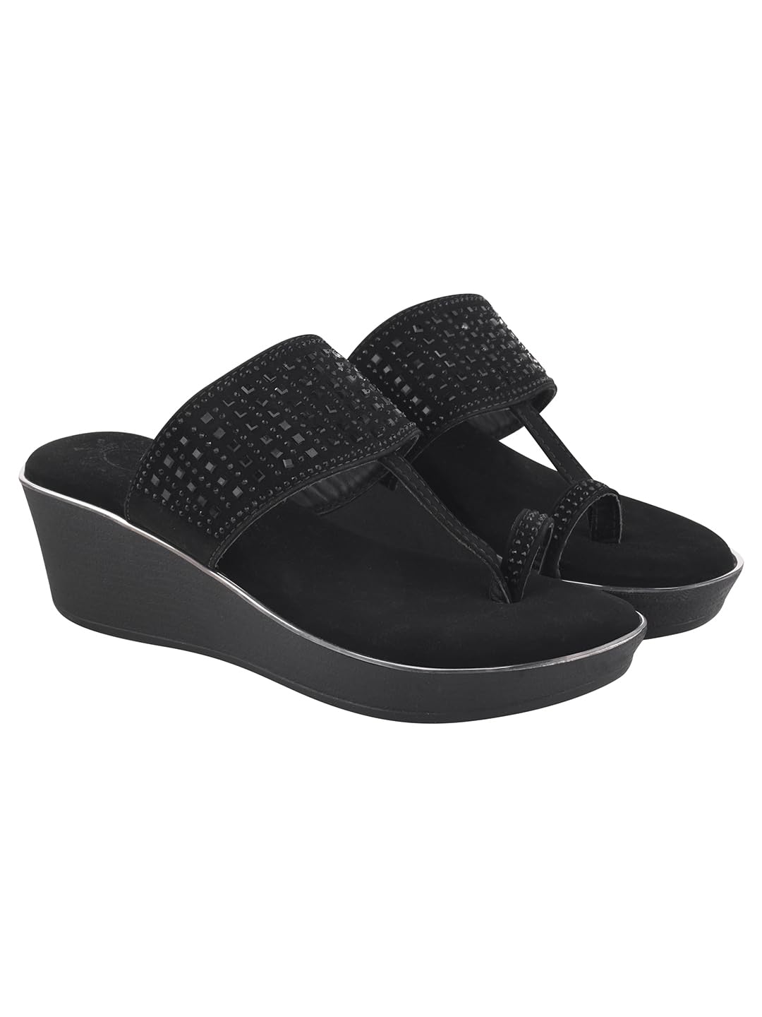 shoetopia Classic Heeled Kolhapuri for Women & Girls-picture-39