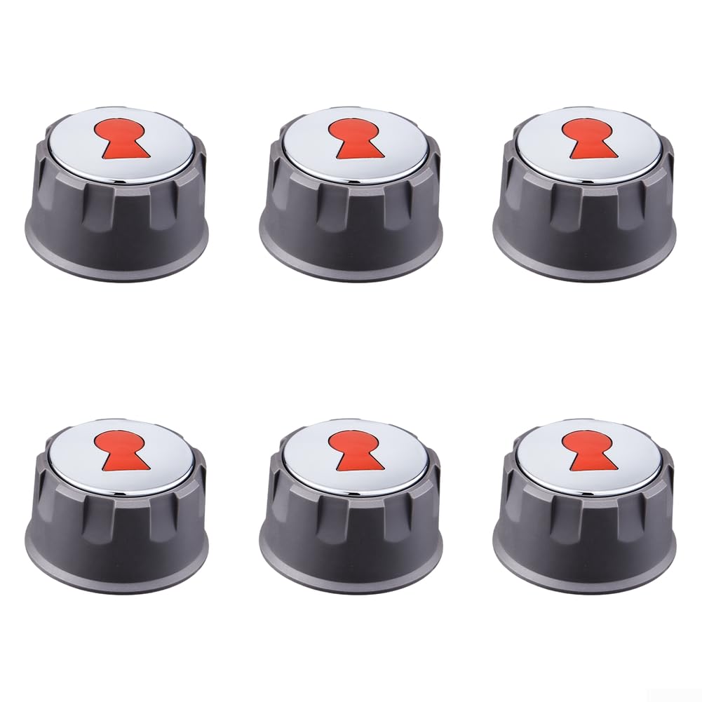 Remplacement Boutons pour weber pour spirit E-210 E-310 Gris(6pcs)