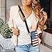 Fashion Small Cell Phone Shoulder Bag, Travel Purse Holder, Vintage Wooden American Flag Crossbody Cellphone Wallet Bag With Adjustable Strap