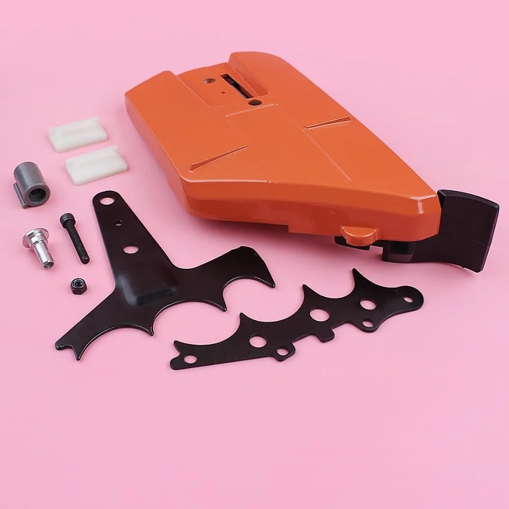 Repuesto Compatible, Tira de púas de Parachoques para Motosierra Modelo 362 365 371 372, Cubierta de Embrague de Freno de Cadena