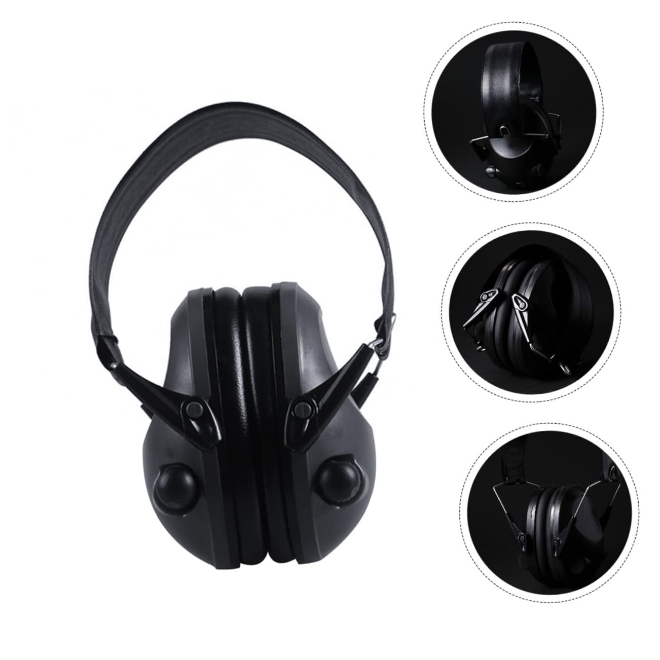 Cuffie Elettroniche per Protezione Udito 21 Db Nero Abs