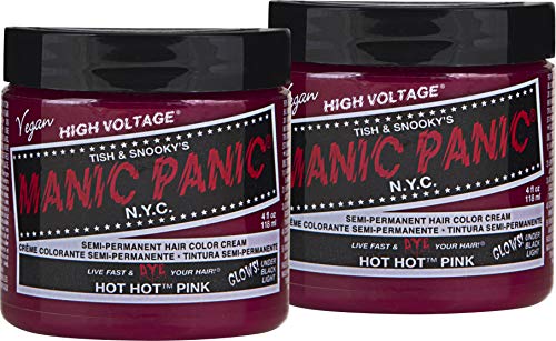 Manic Panic Hot Hot Pink Hair Dye Classic 2 Pack