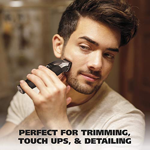 Wahl Groomsman Pro All-in-One Men's Grooming Kit Rechargeable Beard Trimmers and Hair Clippers, Includes Guide Combs, Precision Detailer, Mini-Shaver Head, and Nose and Ear Hair Trimmer, 9860-700 - Thumbnail 2