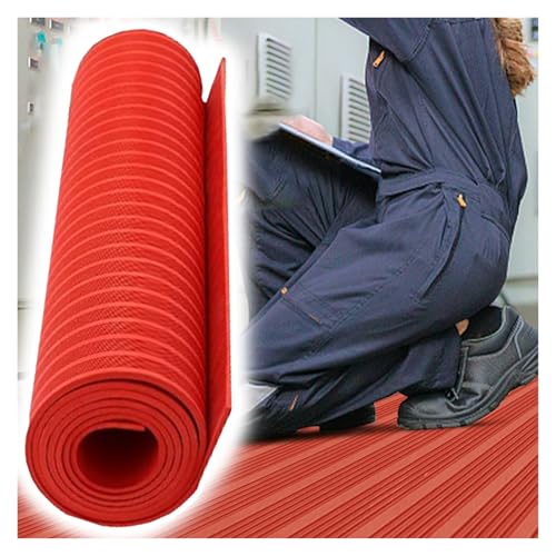 Rollo protector de suelo de goma antideslizante para patio de juegos, tapete de goma resistente
