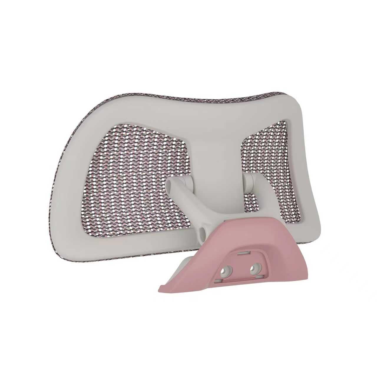 ELABEST X100 Headrest, Nylon Headrest with 3-D Adjustment (Peach Blossom)
