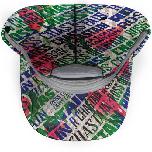 Gorra plana snapback Checkered Flag Sports blanca miniatura 6