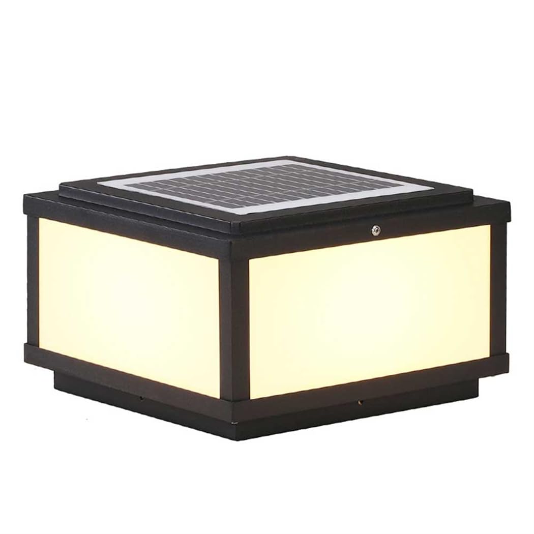 Farola impermeable exterior de energía solar para postes de madera