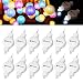 12 Pack White Mini Party Lights, YUNLIGHTS Waterproof Battery Operated Lantern Lights for Christmas Star Lantern Paper Lanterns Balloons Party Decoration