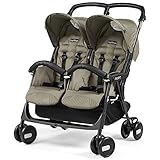 Peg Perego DASTA1GBEI Aria Shopper Twin, Geo Beige