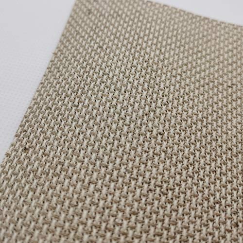 Image of KCS 59 inch x 1 Yard 14ct Counted Cotton Aida Cloth Cross Stitch Fabric (Linen)