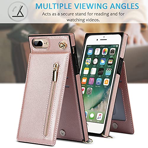 iPhoneSE 2世代（2020）/iPhoneSE 3世代（2022）/iPhone 7/8 対応 iPhoneSE 2スマホ 携帯 用 ケース iPhoneSE 2 スマホ 携帯 用 ケース 肩掛け 首かけ 斜めがけ ショルダー ケースiPhone se 第3世代 ケース ストラップ iphone SE 3ケース ストラップホール付き 財布型 ケース iphonese3 スマホケース スマホショルダー用ケース iphone se 2022 ケース カード カード収納 iphone8 ケース ストラップ【上下開】 Cavor iPhone 7 携帯 カバー ステント機能 ストラップ付きiphoneケース 人気スマホケース おしゃれ ランキング ハンドヘルド機能 TPUパイピング 携帯のケース可愛い 指紋防止 落下防止 スマホすとらっぷ斜めかけ 人気 Qiワイヤレス充電対応 薄型軽量 耐久性 取り外し可能【ピンク】