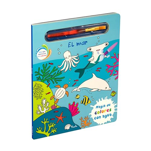 Listado de Colorante para Agua que puedes comprar esta semana. 42 Libro Infantil para colorear: Magia de los colores con agua el mar