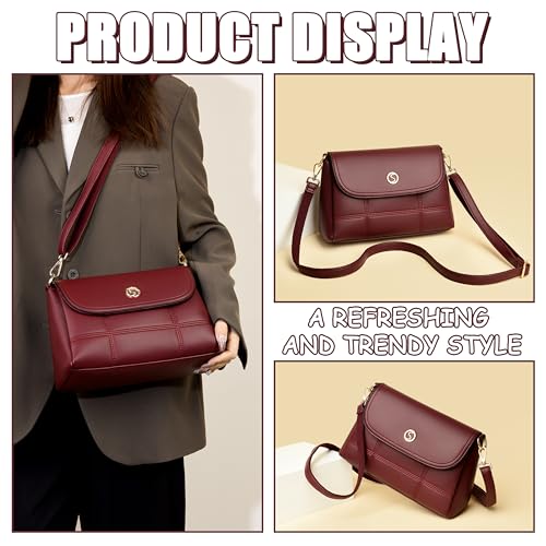 Crossbody Bag for Women Lightweight Underarm Purse Shoulder Handbags with Magnetic Closure2