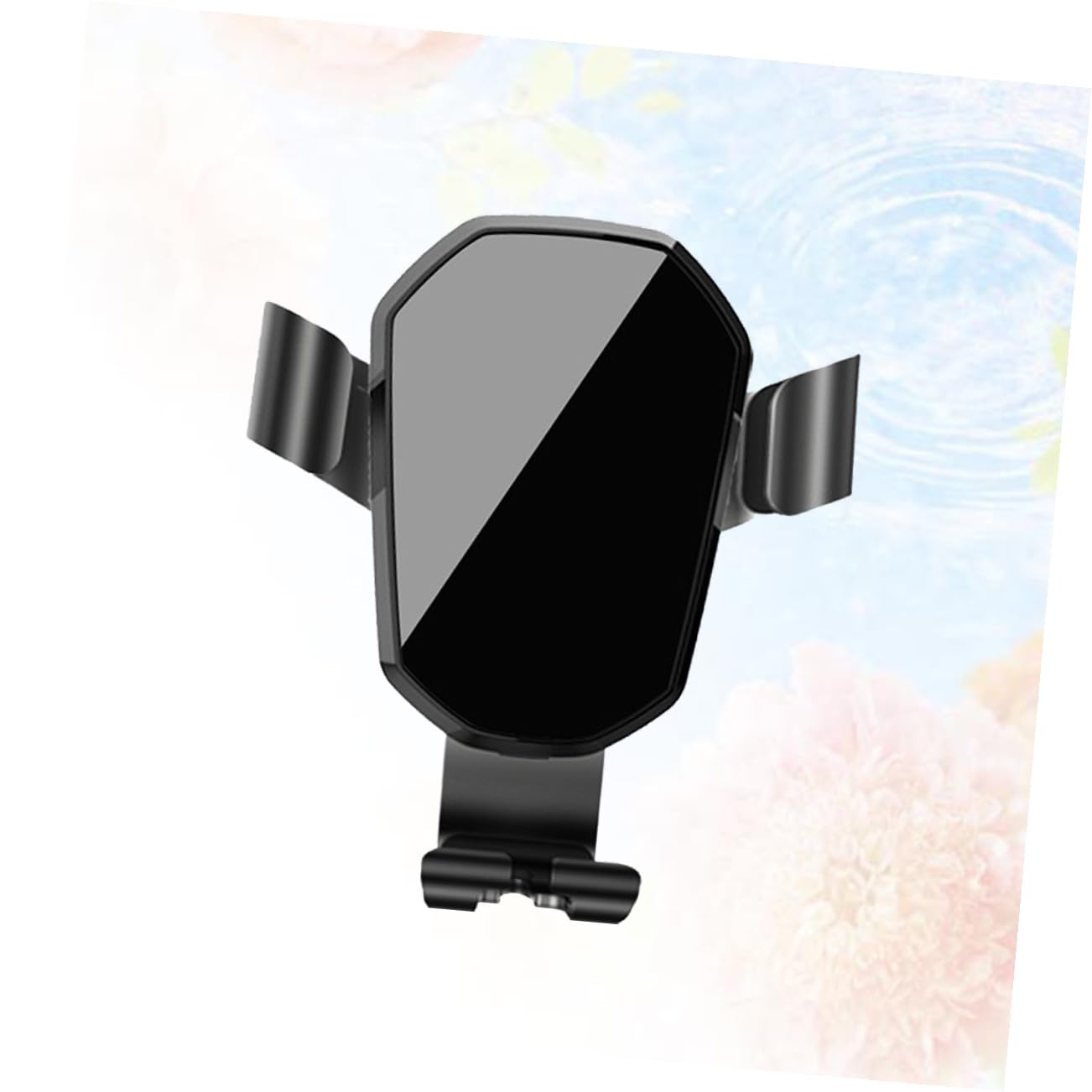 Hemobllo 3piezas Soporte De Teléfono para Coche Soporte De Aire Acondicionado Compatible La Mayoría De Smartphones Negro