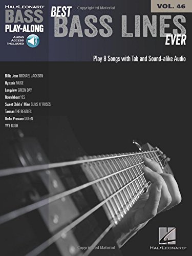 Bass Play-Along Vol.46 Best Bass Lines Ever + Online Audio Access