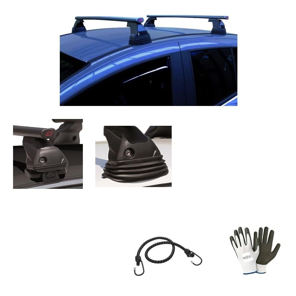 Barre Portatutto In Acciaio 130cm Per Dacia Sandero Streetway 5p 2021+, Tetto Senza Railing, Kit Montaggio Incluso