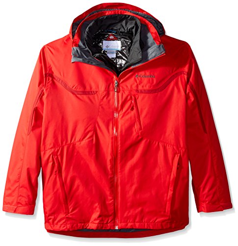 Columbia Whirlibird Interchange Jacket,Mens,Bright Red,XXL