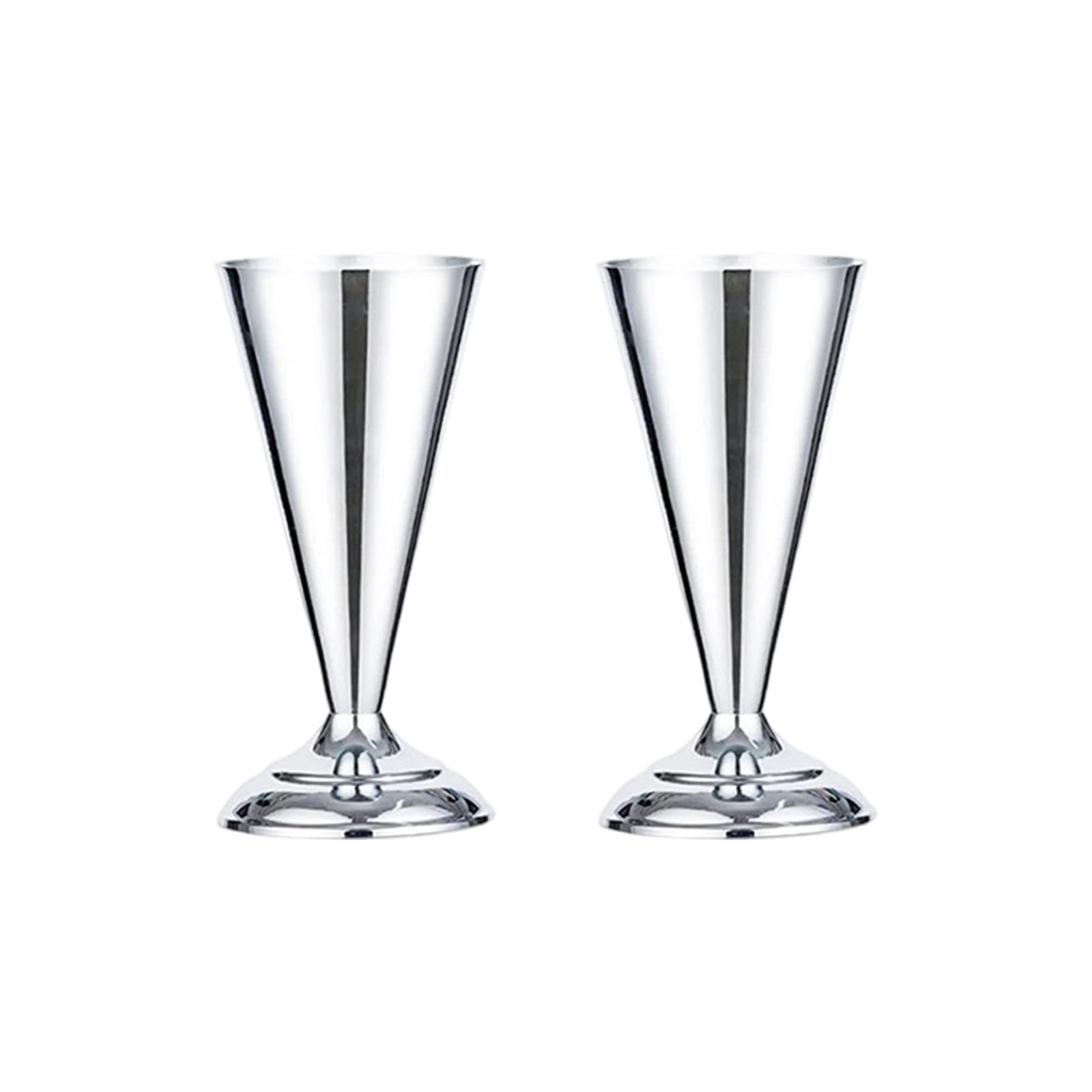 Vases à fleurs métalliques de prestige pour point culminant de table